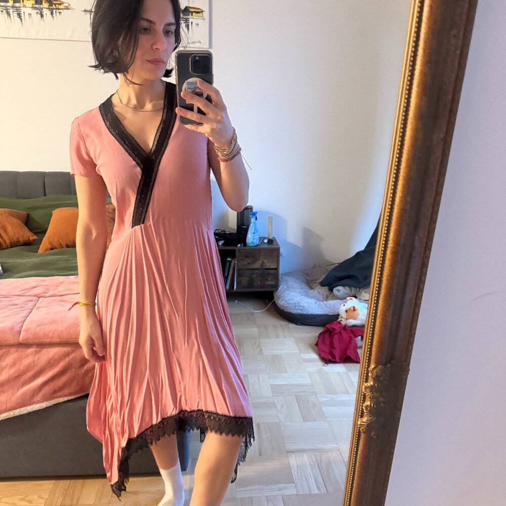 Pink Pablo lace dress